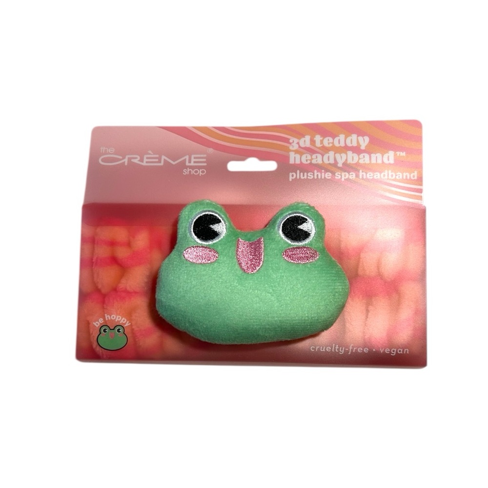 Plush Frog 3D Spa Headband